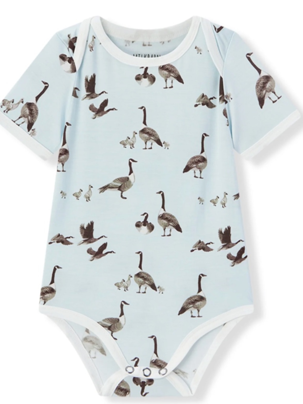 NWT MILKBARN Goose Luxe Stretch Short Sleeve One Piece